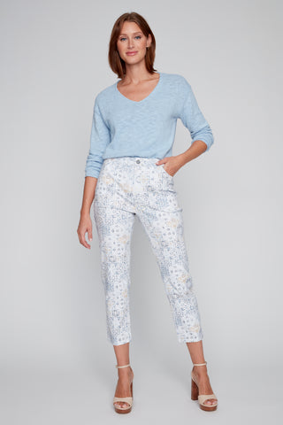 Printed Cotton Pants