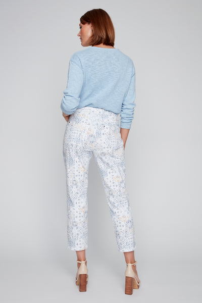 Printed Cotton Pants