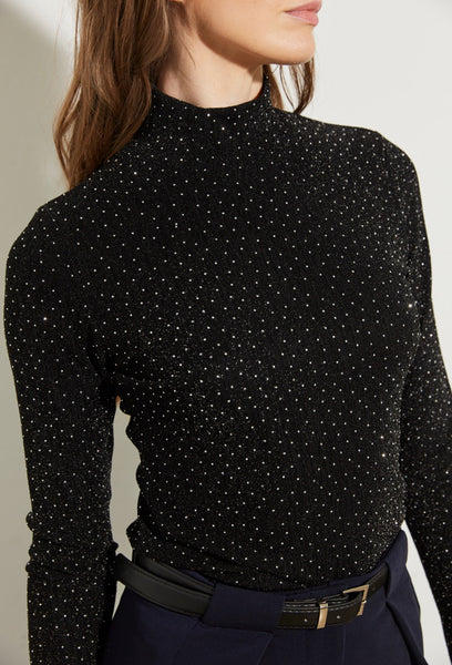 Long Sleeve Sequin Top