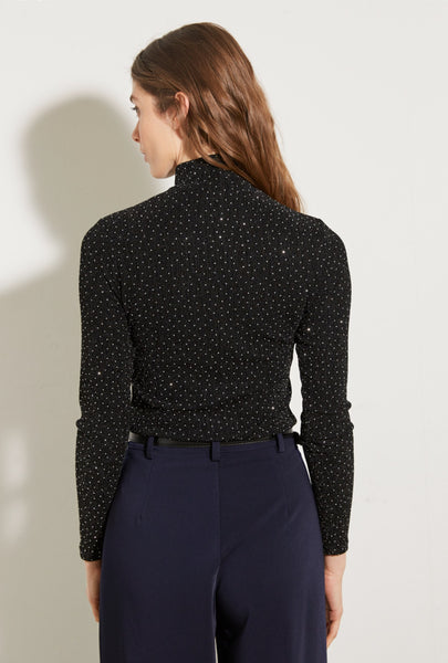 Long Sleeve Sequin Top