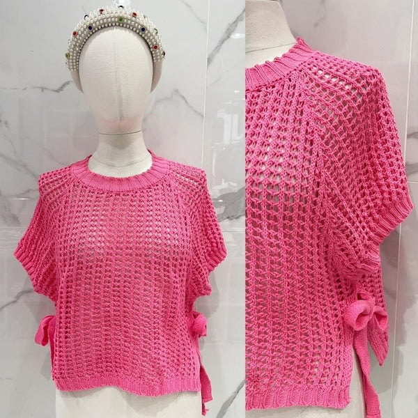 Tie Side Knit Vest