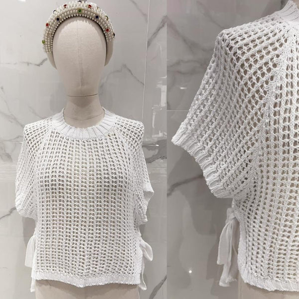 Tie Side Knit Vest