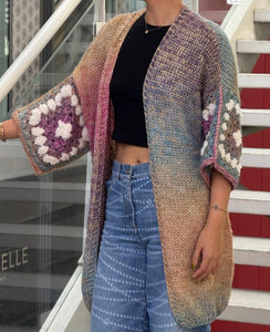 Loose Knit Open Front Cardigan