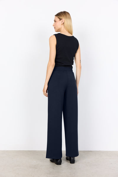 Wide Leg Elastic Band Casual Pant