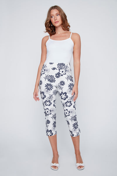 Floral Print Capri