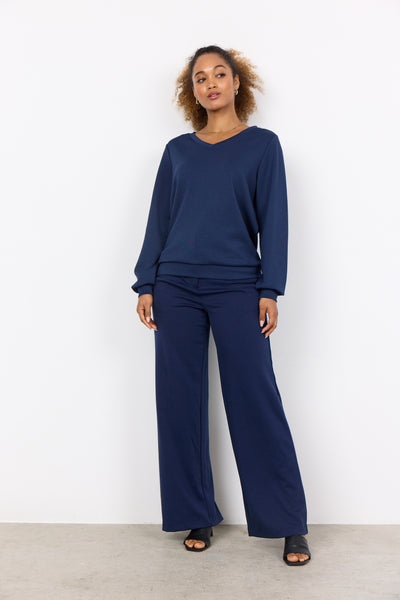 Long Sleeve V-Neck Sweatshirt