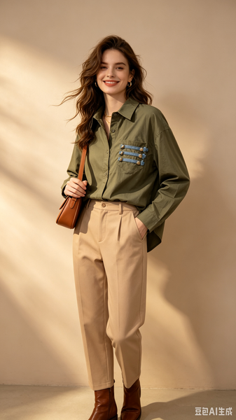 Detail Pocket Button Front Shirt