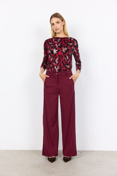 3/4 Sleeve Print Top