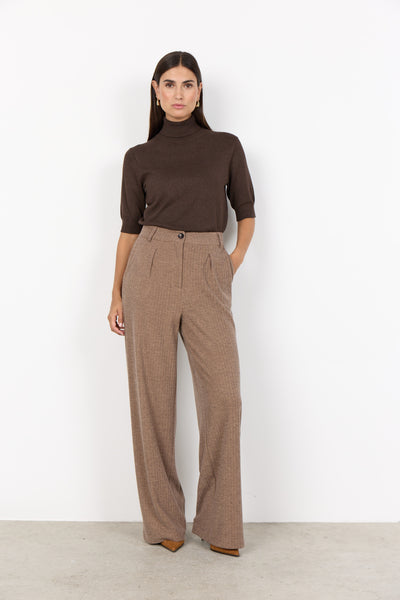 Herringbone Wide Leg Pants