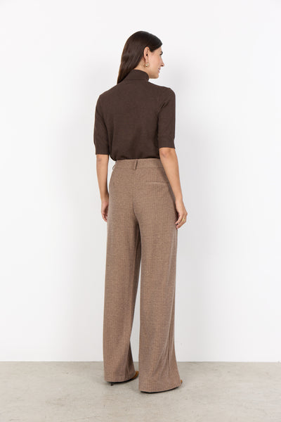 Herringbone Wide Leg Pants