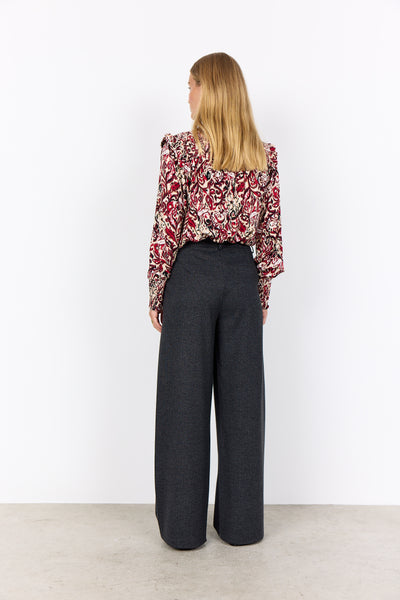 Herringbone Wide Leg Pants