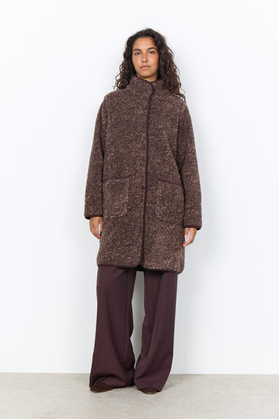 3/4 Button Front Coat