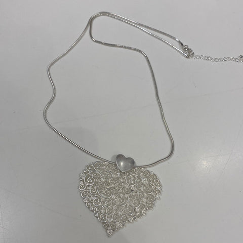Long Heart Necklace