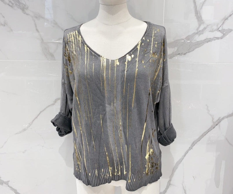 Print Light Sweater - Italian