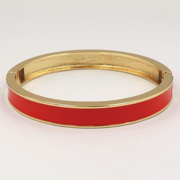 Enamel Color Hinged Bracelet