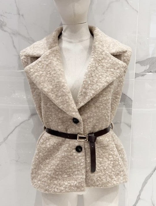 Short Belted Vest
