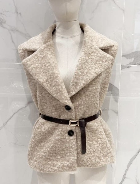 Short Belted Vest