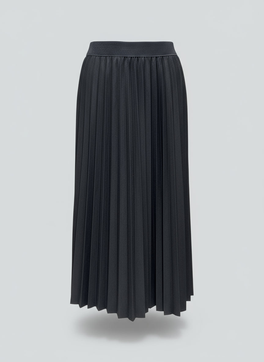 Pleat Ultra Suede Skirt