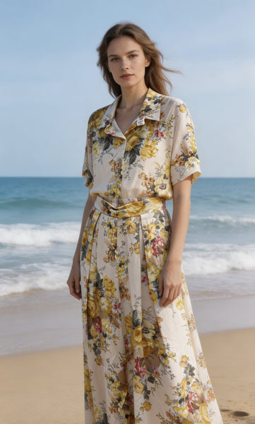 Short Sleeve Print Top