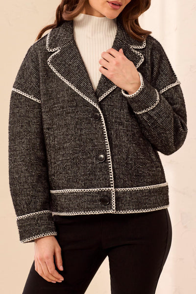 Long Sleeve Button Front Coat