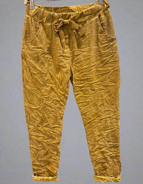 Draw String Waist Pants- Italian