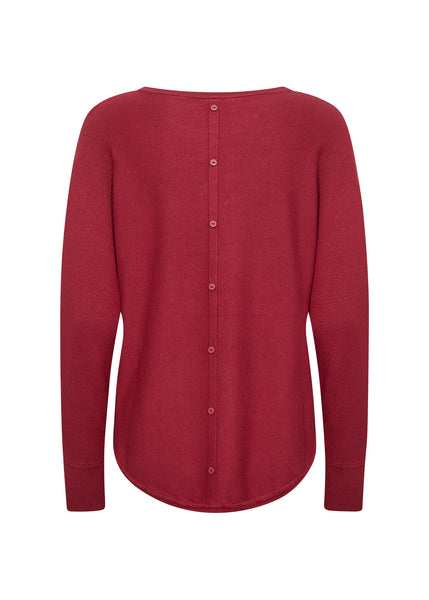 Long Sleeve Button Back Sweater