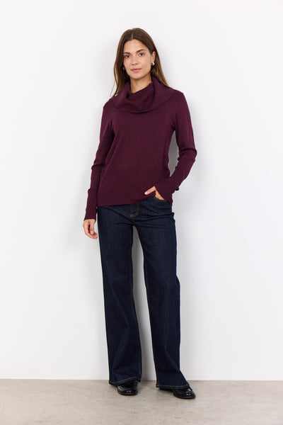 Long Sleeve Cowl Neck Sweater