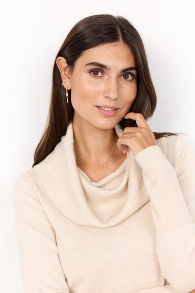 Long Sleeve Cowl Neck Sweater