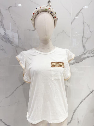 Detail Pocket Cotton Top