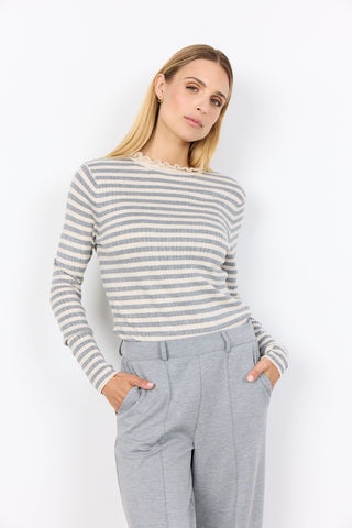 Long Sleeve Stripe Sweater