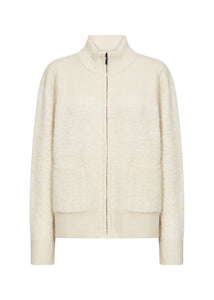 Long Sleeve Zipper Front Cardigan