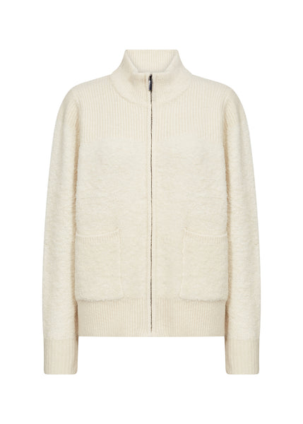 Long Sleeve Zipper Front Cardigan
