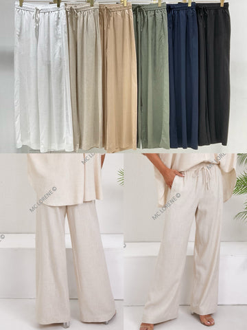 Linen Mix Pants