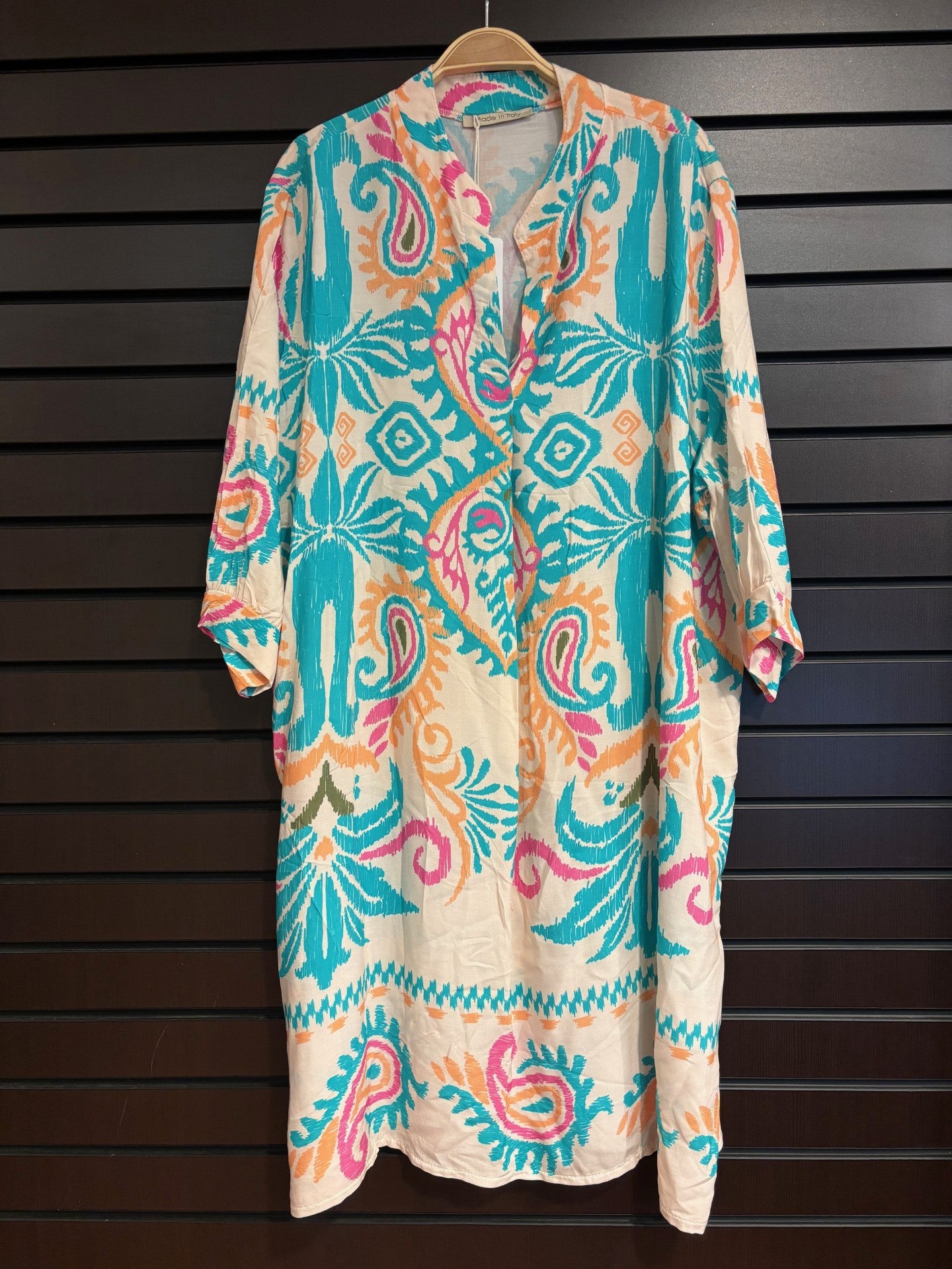Long Sleeve Print Dress
