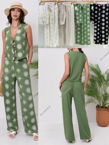 Linen Mix Pants