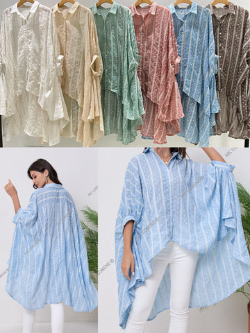 Oversized Stripe Tunic