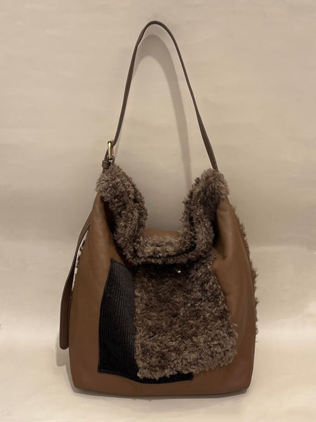 Fur Detail Handbag