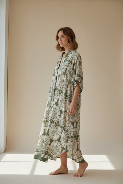 Long Sleeve Print Dress