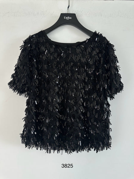 Short Sleeve Detail Top
