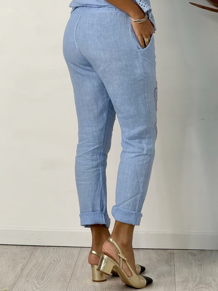 Draw String Linen Pants