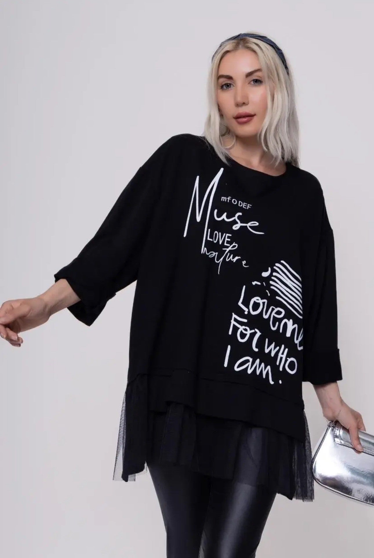 Graphite Front Sweat-Shirt