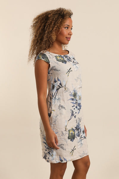 Floral Linen Dress