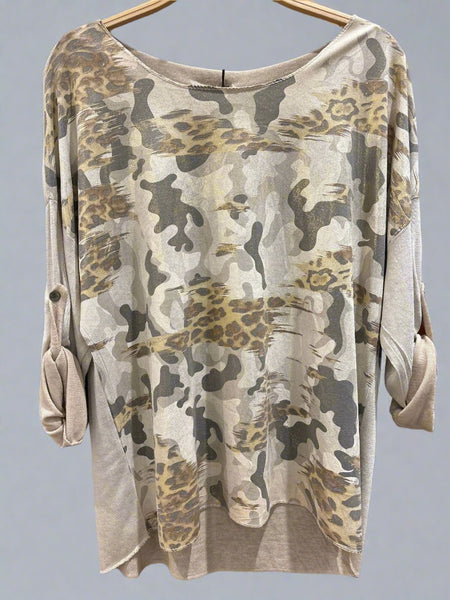 Camouflage Front Top
