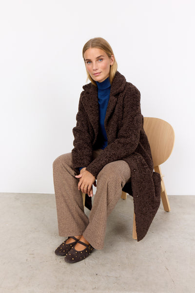 Long Button Front Coat