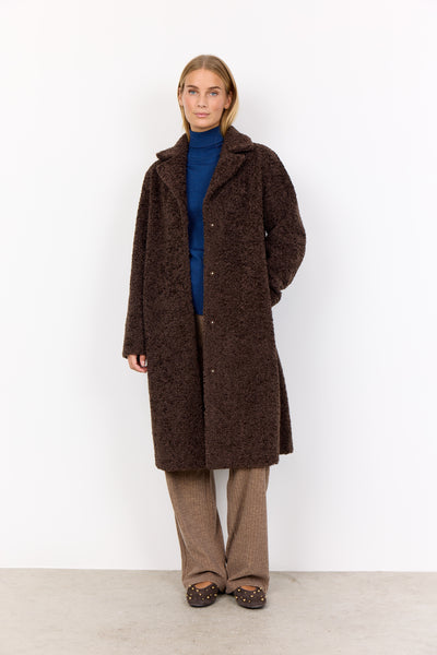 Long Button Front Coat