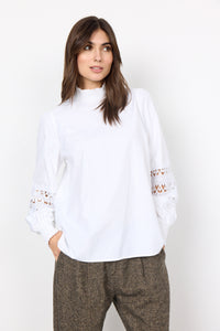 Embroidery Sleeve Blouse