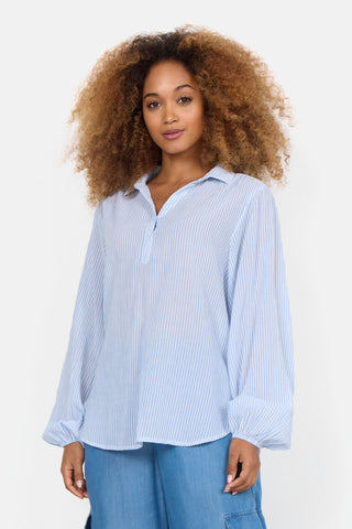 Pinstripe Cotton Shirt