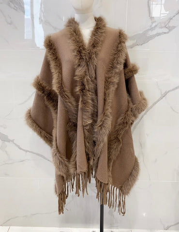 Fur Detail Cape