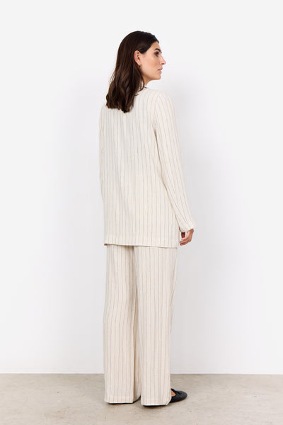 Stripe Linen Blazer