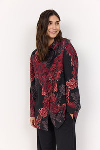 Long Sleeve Printed Blouse